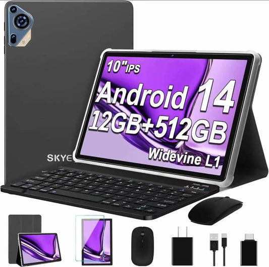 Android 14 10 Inch Octa-Core Tablet with PRO 70 - Ariwy electronics